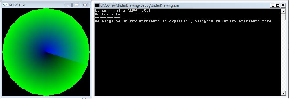 Drawing a circle without accessing gl_Vertex