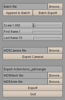 Interface with first change set